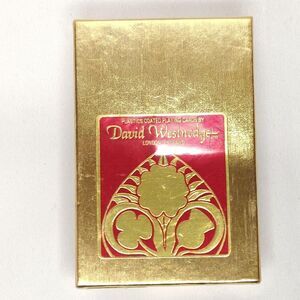 NEW Vintage David Westnedge LTD Plastic Coated Playing Cards Fleur De Lis